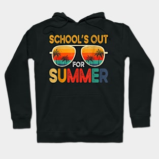 Retro Schools Out For Summer Last Day Of School Teacher Boy T-Shirt Hoodie